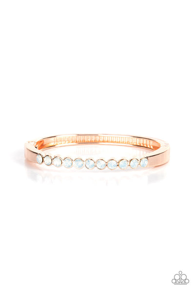 Mystical Masterpiece - Rose Gold Paparazzi Bracelet (#3898)