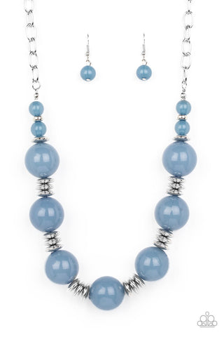 Race to the POP - Blue Paparazzi Necklace