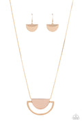 Lunar Phases - Gold Paparazzi Necklace (#3508)