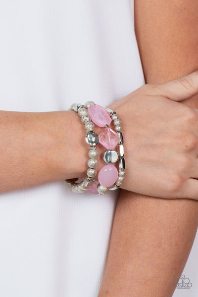 Marina Magic - Pink  Paparazzi Bracelet (#4767)