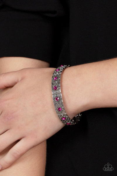 Venetian Valentine - Pink Paparazzi Bracelet (1110)