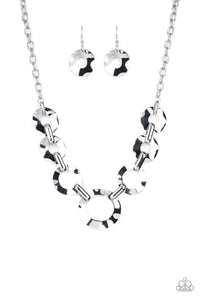 Mechanical Masterpiece - Silver Paparazzi Necklace (#883)