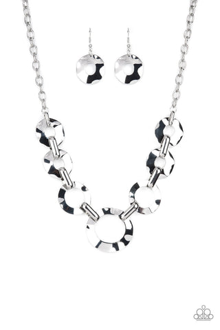 Mechanical Masterpiece - Silver Paparazzi Necklace (#883)