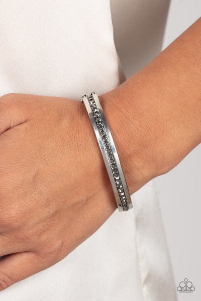 Urban Reign - Silver Paparazzi Bracelet (#3740)