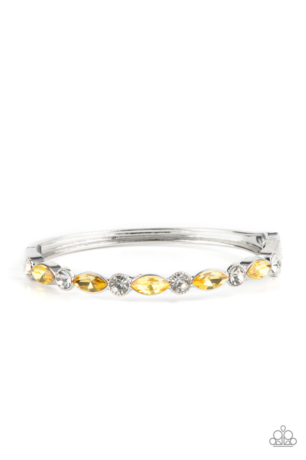 Petitely Powerhouse - Yellow Paparazzi Bracelet (#3243)