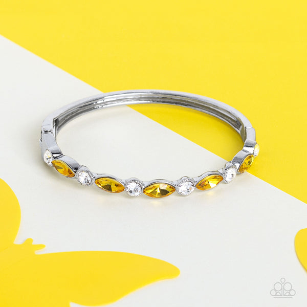 Petitely Powerhouse - Yellow Paparazzi Bracelet (#3243)