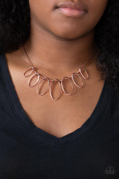 The MANE Ingredient - Copper Paparazzi Necklace (#3435)