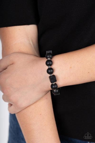 Timber Trendsetter - Black Paparazzi Bracelet (#1205)