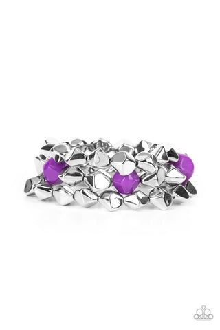 A Perfect TENACIOUS - Purple Paparazzi Bracelet (#3451)