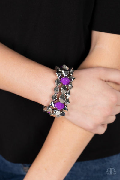 A Perfect TENACIOUS - Purple Paparazzi Bracelet (#3451)