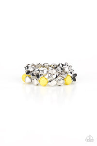 A Perfect TENACIOUS - Yellow Paparazzi Bracelet (#361)