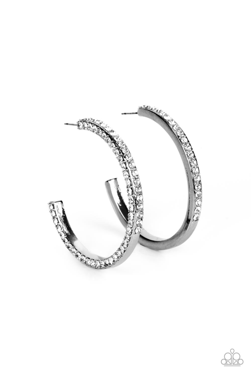 Powerhouse Precision - Black Paparazzi  Earring (1239)