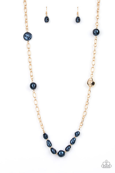 Pardon My FABULOUS - Blue Paparazzi Necklace (#3361)