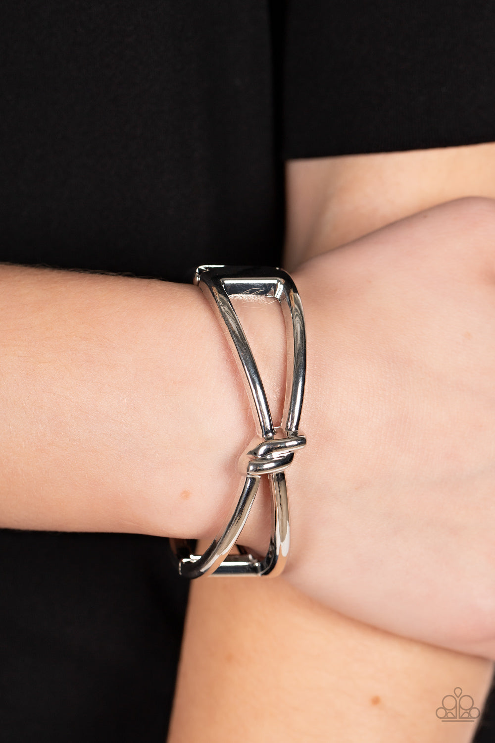 KNOT My First Rodeo - Silver Paparazzi Bracelet (PZ-3882)