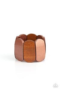 Natural Nirvana - Copper Paparazzi Bracelet (#4962)