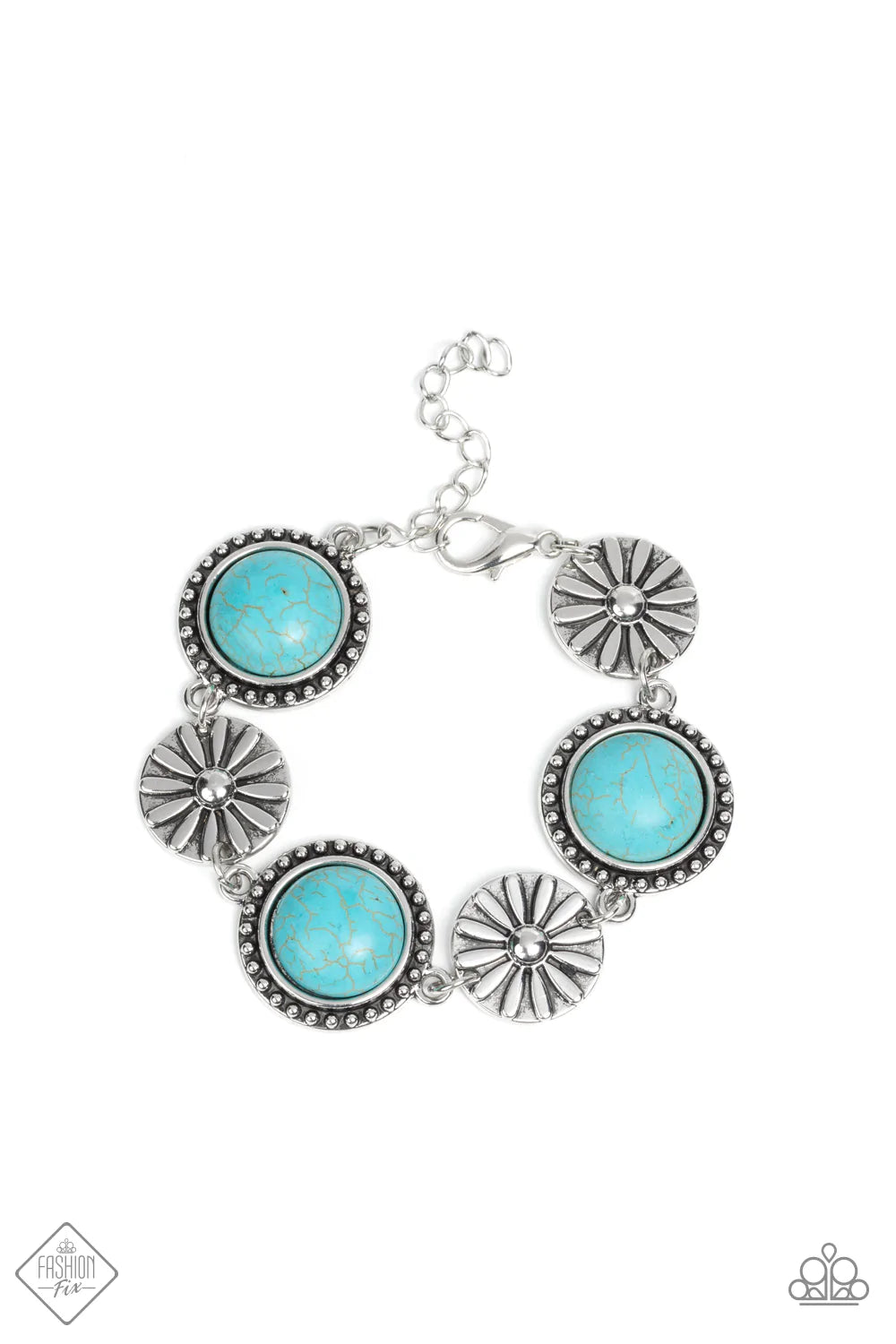 Fredonia Flower Patch - Blue - Fashion Fix - February 2022 (FF034)