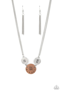 Shine Your Light - Silver Paparazzi Necklace (#4396)