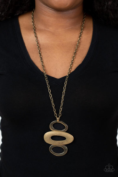 Rare Relic - Brass Paparazzi Necklace