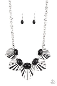 Fearlessly Ferocious - Black Paparazzi Necklace