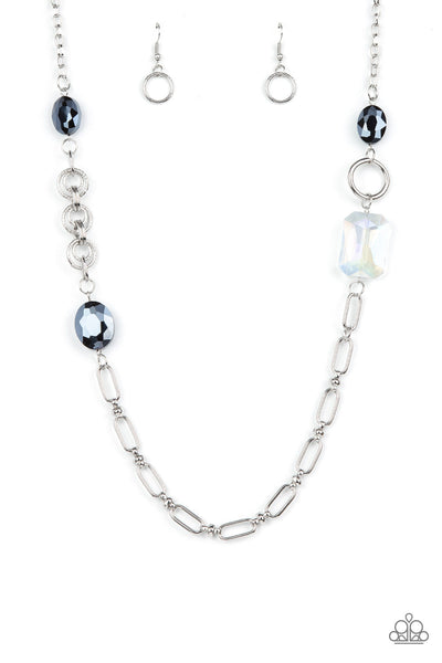 Famous and Fabulous - Blue Paparazzi Necklace (#1310)