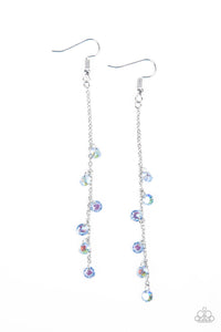 Extended Eloquence - Blue Paparazzi Earring (#2973)