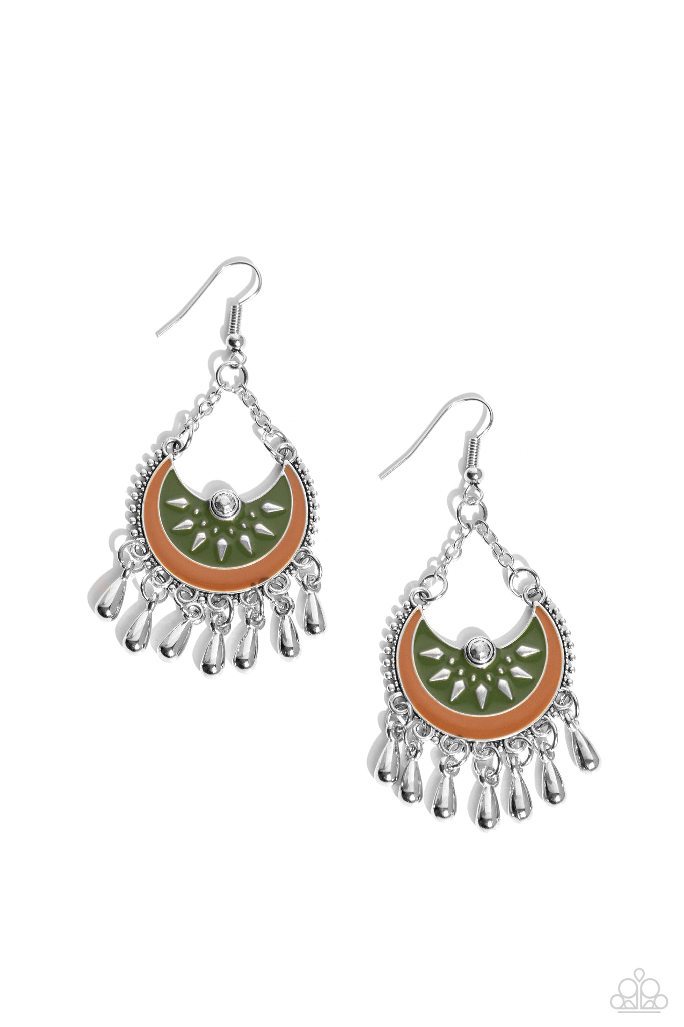 I Just Need CHIME - Green Paparazzi Earring (#3833)