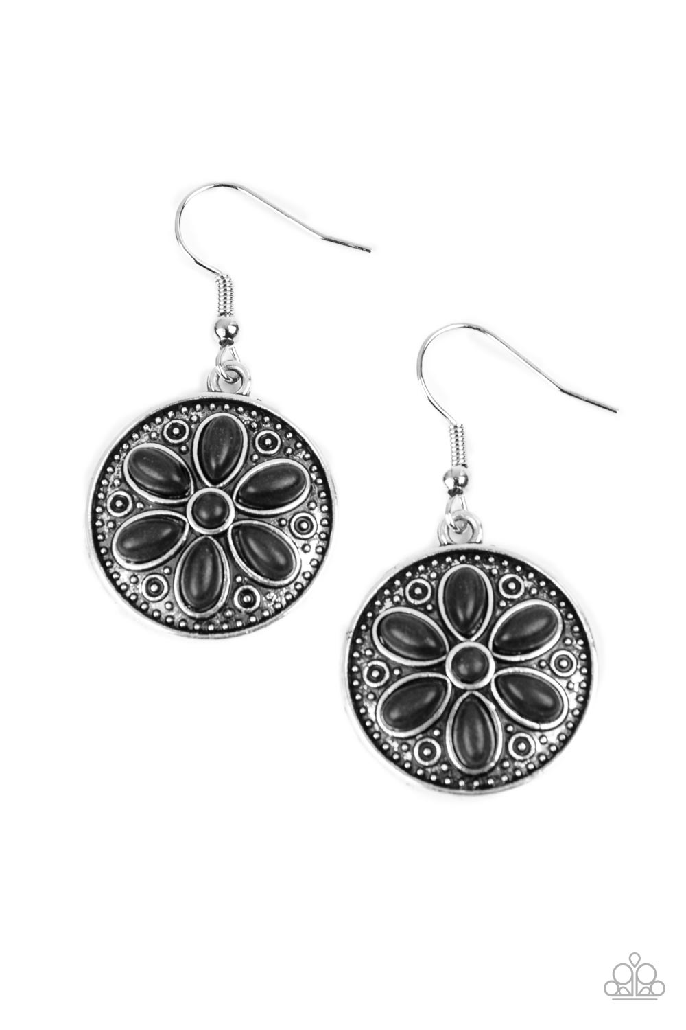 Saguaro Spring - Black Paparazzi Earring