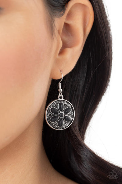 Saguaro Spring - Black Paparazzi Earring