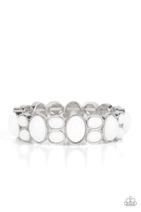 Tic Tac Dance - White Paparazzi Bracelet