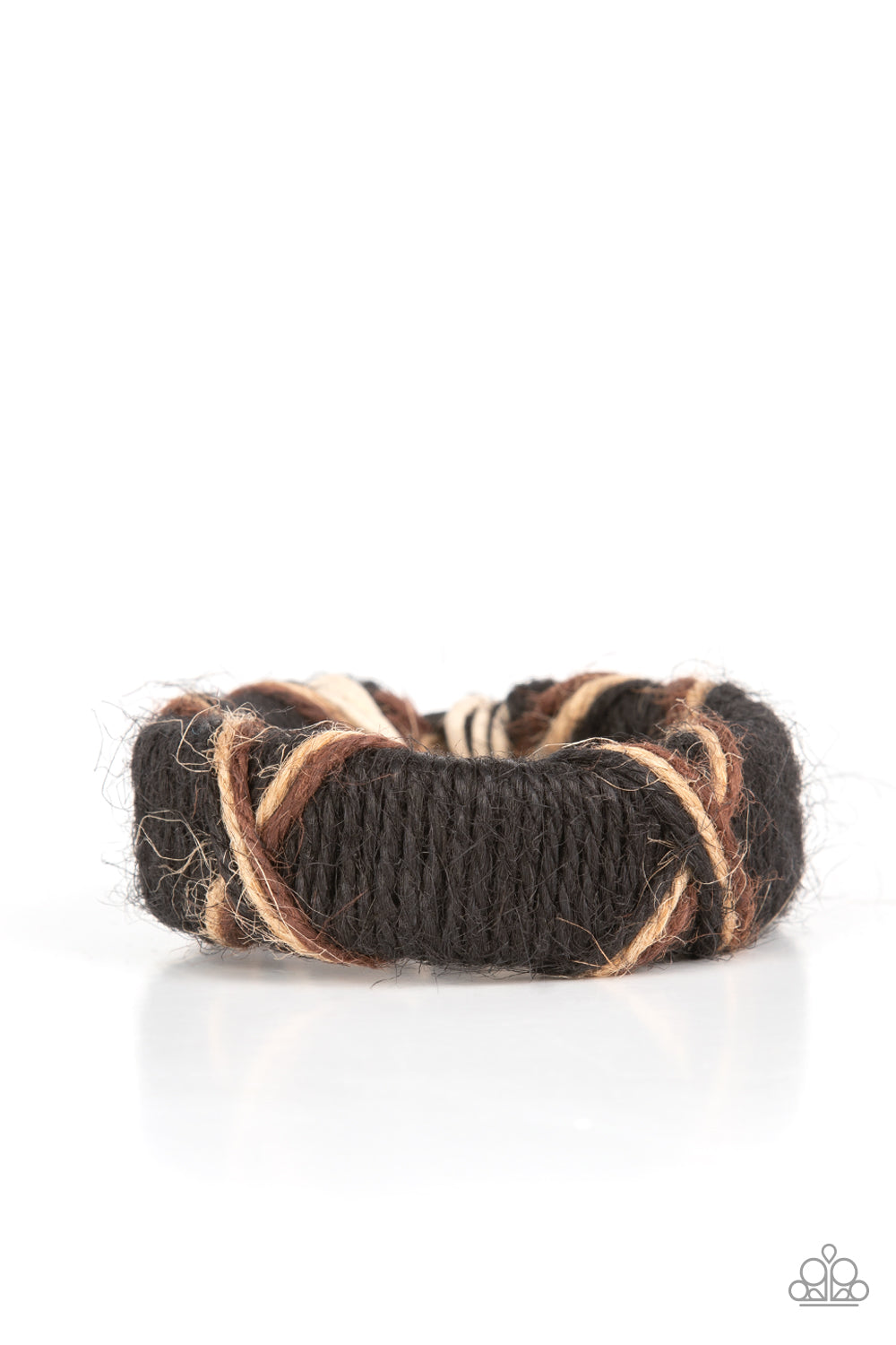 Survival of the Fittest - Black Paparazzi Bracelet (PZ-953)