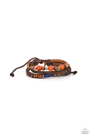 Public In-QUARRY - Multi Paparazzi Bracelet (5075)