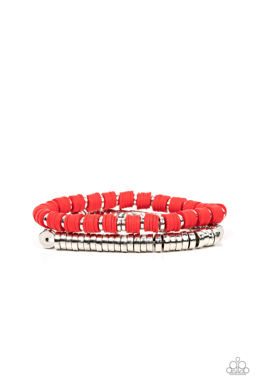 Catalina Marina - Red  Paparazzi Bracelet (#4738)