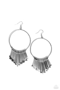 The Little Dipper - Silver Paparazzi Earring (#3034)