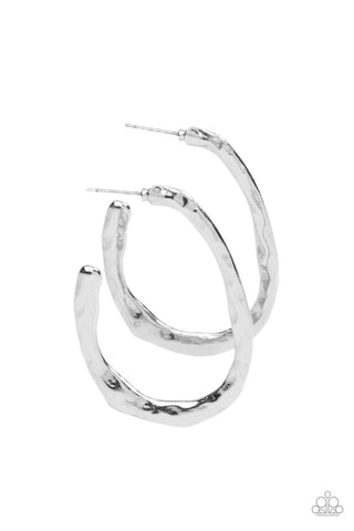 WARPED Speed - Silver Paparazzi Earring (3552)