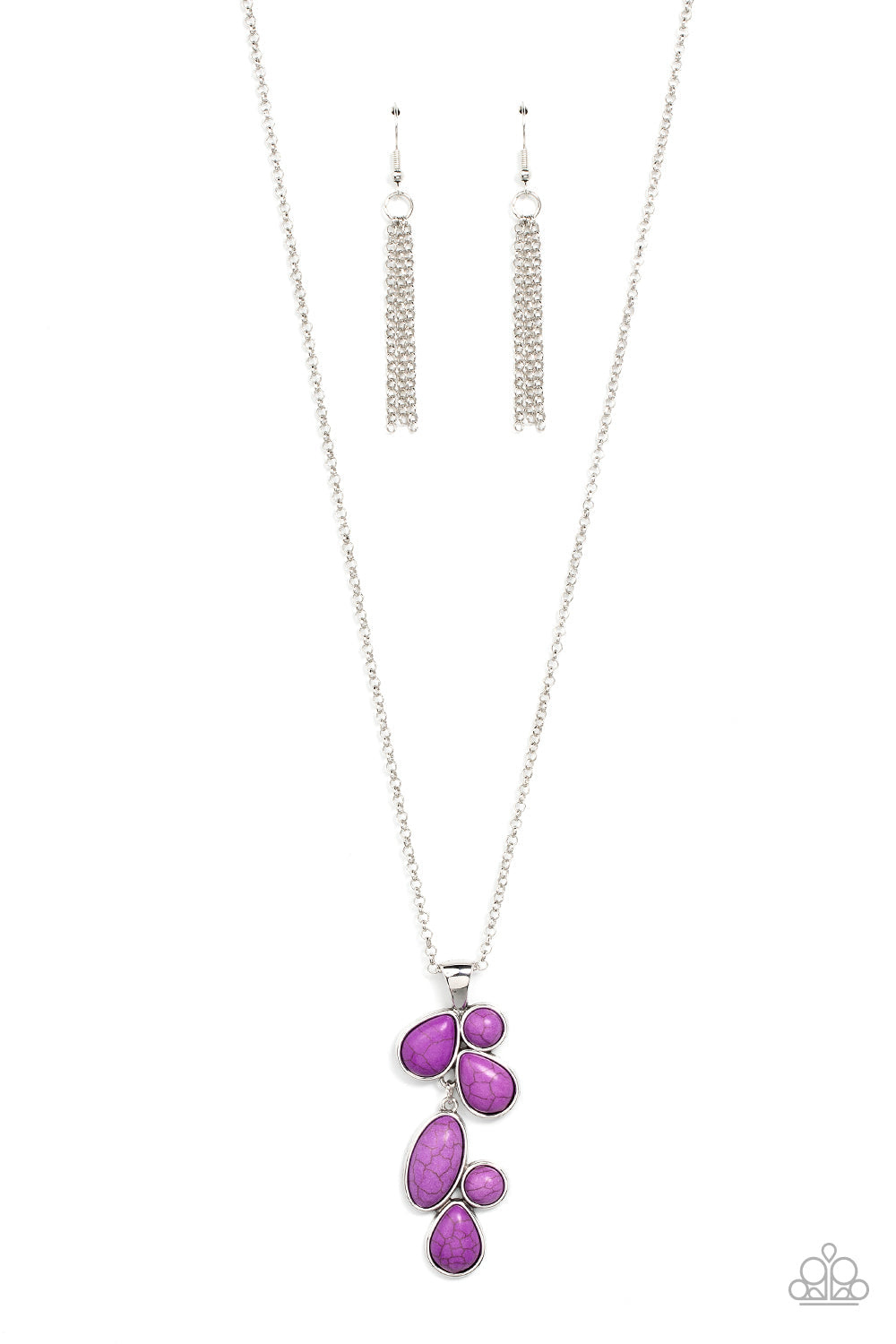 Wild Bunch Flair - Purple Paparazzi Necklace (PZ-632)