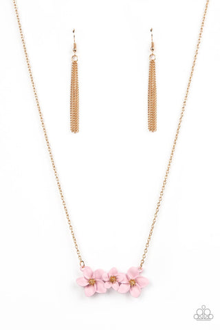 Petunia Picnic - Pink Paparazzi Necklace (#3397)