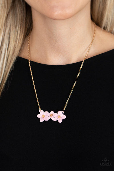Petunia Picnic - Pink Paparazzi Necklace (#3397)