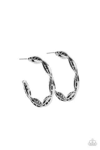 Eco Express - Silver Paparazzi Earring (#002)