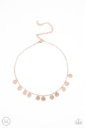 On My CHIME - Rose Gold Paparazzi Necklace (#3718)