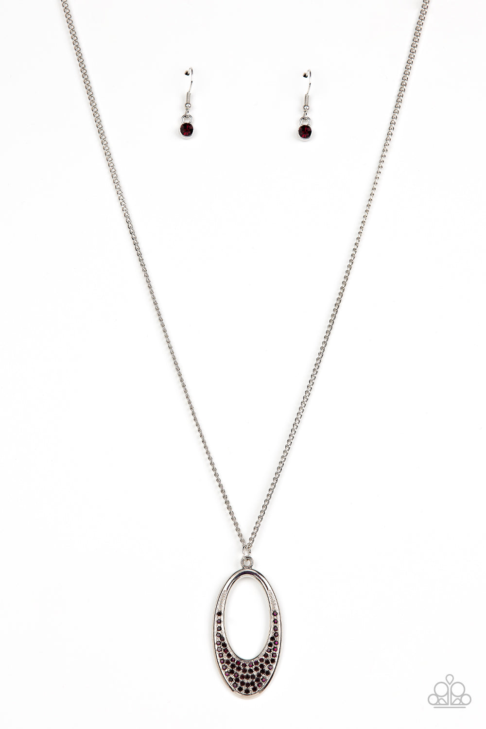 Dip Into Dazzle - Purple Paparazzi Necklace (#3653)