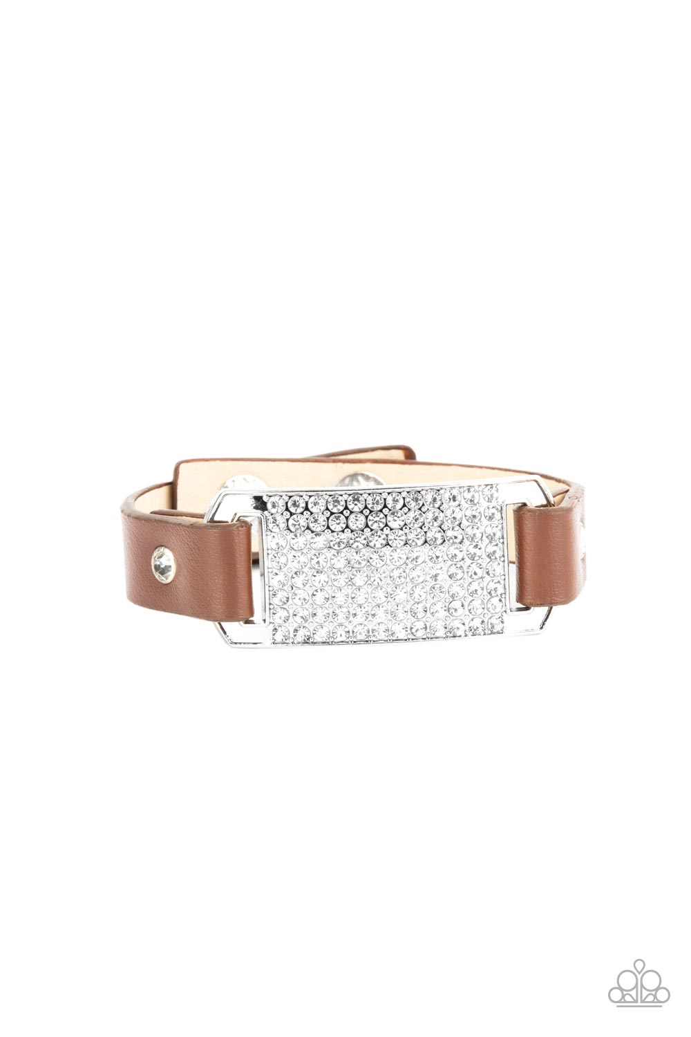 Urban Rivalry - Brown Paparazzi Bracelet (W176)