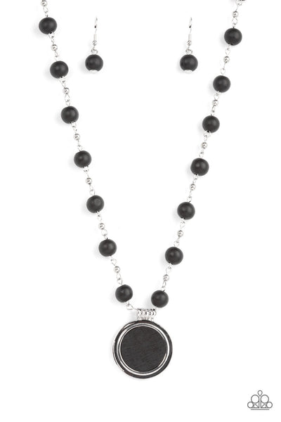 Soulful Sunrise - Black Paparazzi Necklace (#3744)