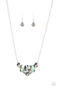 Lavishly Loaded - Silver Paparazzi Necklace (#3475)