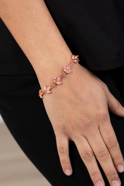 Gala Garland - Copper Paparazzi Bracelet (#3609)