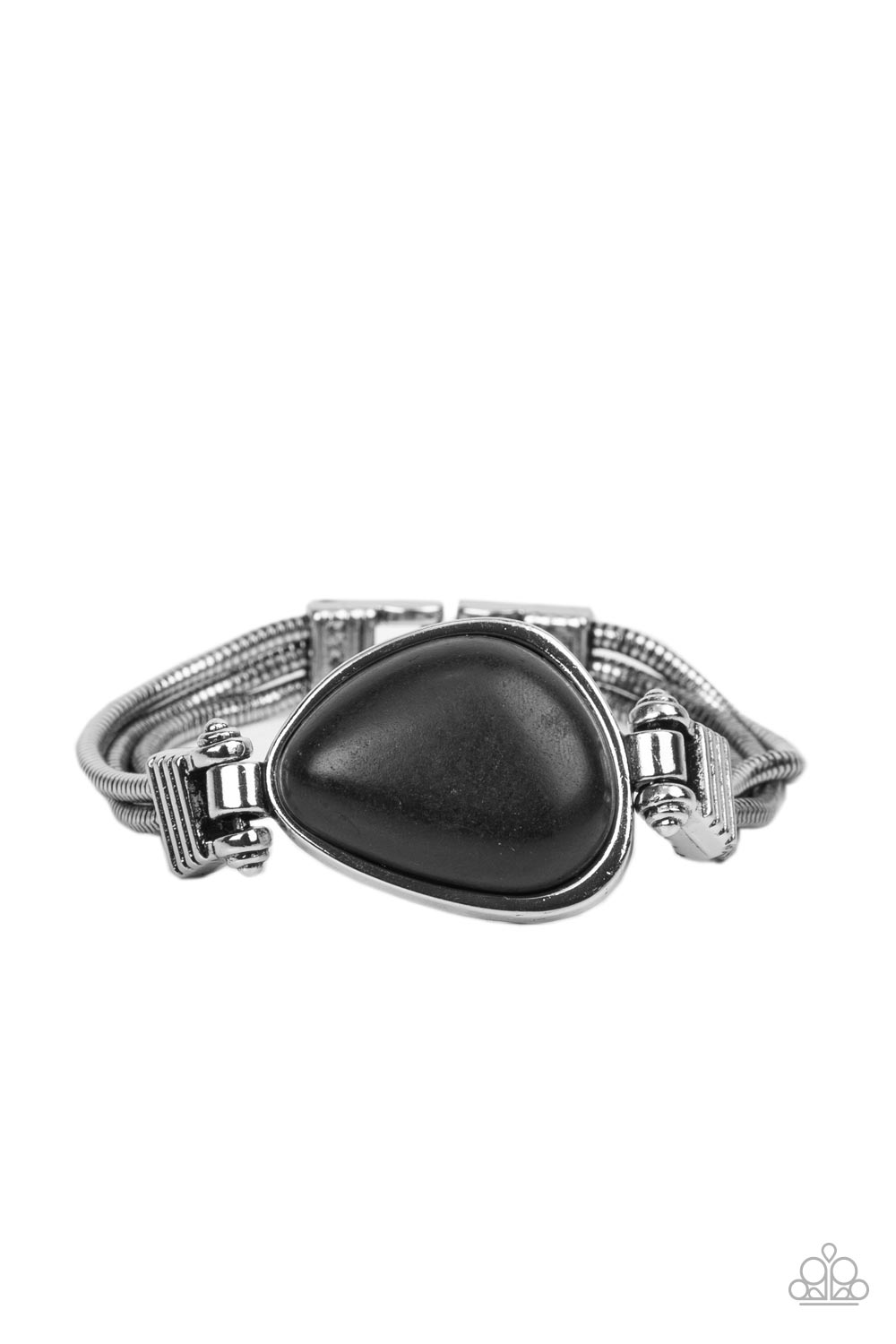 Badlands Bounty - Black Paparazzi Bracelet (PZ-4951)