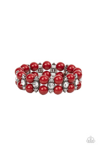 Starlight Reflection - Red Paparazzi Bracelet (#3983)