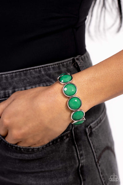 Long Live the Loud - Green Paparazzi Bracelet (#5148)