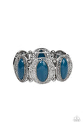 Eastern Escapade - Blue Paparazzi Bracelet (PZ-3886)
