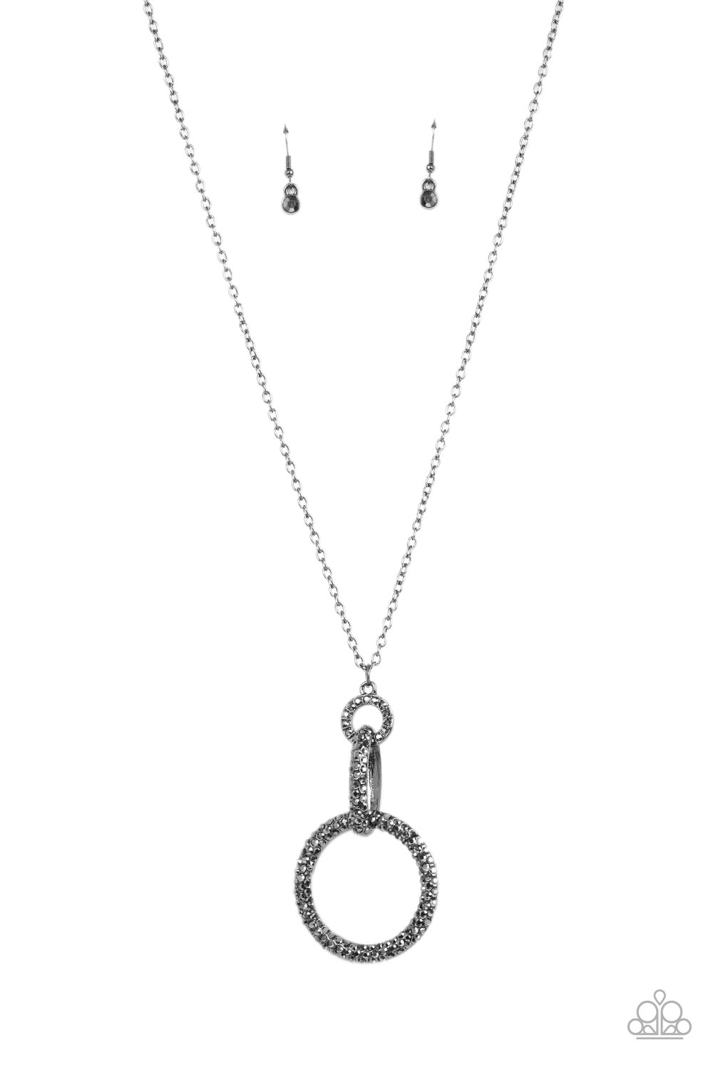 Radiant Ringleader - Silver Paparazzi Necklace (#4938)