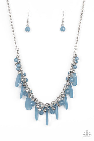 Bahama Mama Mode - Blue Paparazzi Necklace (#3751)